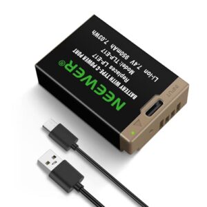 NEEWER 950mAh LP-E17 Replacement Camera Battery for Canon EOS R50 R8 RP R10 R100