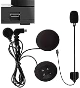 FreedConn Mini-B 8Pin Helmet Headset [Old style 8pin Headset] Switching Corded Microphone, for al...