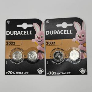 DURACELL CR2032 Lithium Coin Batteries 3V (4 pack) | 70% Extra Life | EXP 10/33 | For Use in Key Fobs