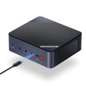 BOSGAME Mini PC B100，Intel Alder Lake N100(Burst to 3.4GHz) 16G DDR4 512G SSD Windows 11 Pro Mini PC