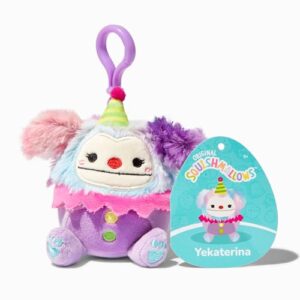 Claire's Squishmallows™ 3.5" Yekaterina Bigfoot Clown Plush Toy