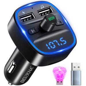 Bluetooth 5.3 FM Transmitter Car Radio Adapter