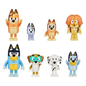 Bluey's Family and Friends Figure 8-Pack