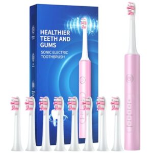 Electric Toothbrushes Adults-8 Brush Heads