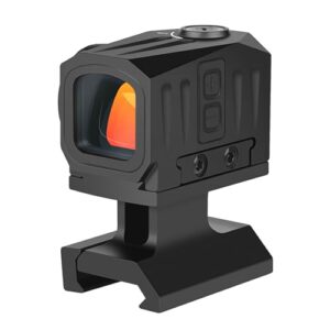 SPINA OPTICS 1X18X20 Enclosed 3MOA Sight Red Dot Scope Shake Awake with Mount Base for MOS/RMR