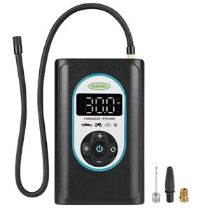 Ring Automotive RTC4000 cordless tyre inflator air compressor car pump. Rechargeable