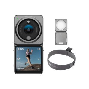 DJI Action 2 Dual-Screen Combo (128GB) & Magnetic Protective Case - 4K Action Camera with Dual OLED Touchscreens