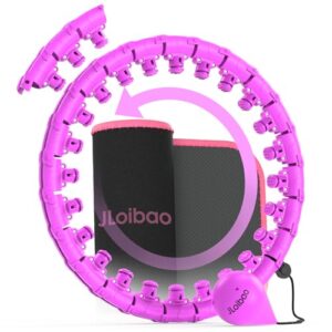 JLoibao Weighted Circle Hoop for Adults with Weight ball