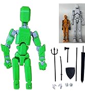 Starnearby Titan 13 Action Figure, T13 Action Figure 20cm Assembly Completed Dummy 13 3D Printed ...