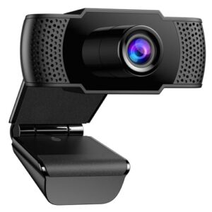 Jpnew 1080P Webcam for PC Full HD USB Web Camera with Microphone Noise-Cancelling Mics