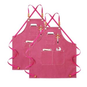 Canvas Kitchen Apron (2 Pieces)