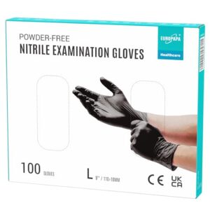 EUROPAPA® 100 x Nitrile Gloves Box Disposable Gloves