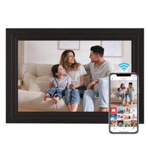 FRAMEO Digital Photo Frame 10.1 inch with 32G Internal Storage Smart WiFi Digital Picture Frame