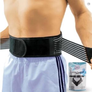 Purple Bubble Lumbar Belt Self-Heating Back Brace for Men & Women - Breathable Back Support Belt with 20 Magnets Relieves Sciatica