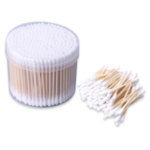 Natural Bamboo Cotton Buds - Eco-Friendly Bamboo Earbuds Cotton Swabs - Baby Cotton Buds