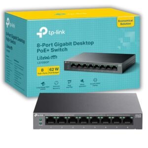 TP-Link 8-Port Gigabit Desktop Switch with 8-Port PoE+