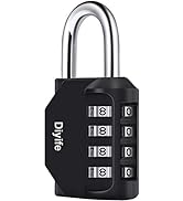 TSA Luggage Locks with Keys, [2 Pack] Diyife Security Suitcase Padlocks with Keys Heavy Duty Zinc...