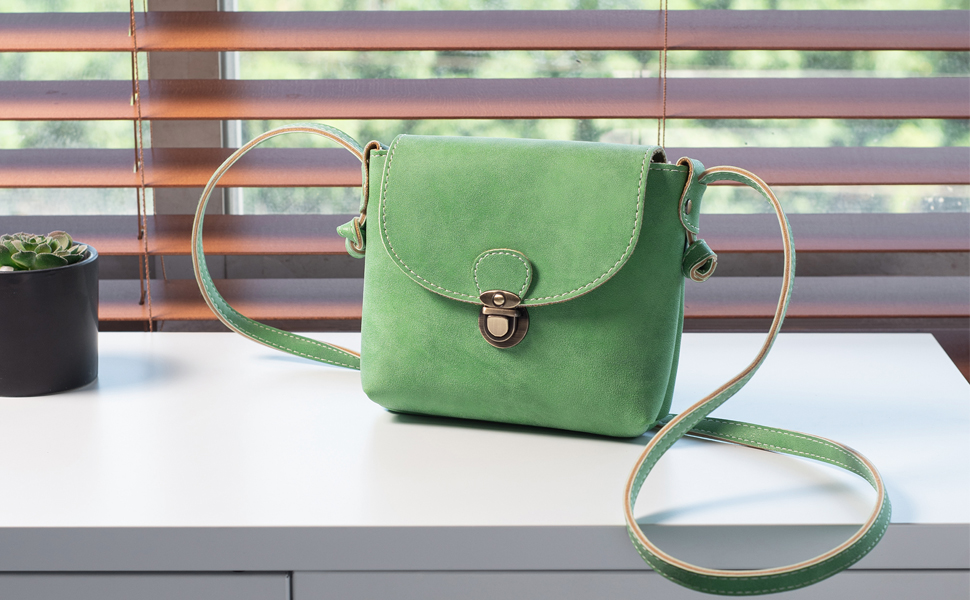 small green bag