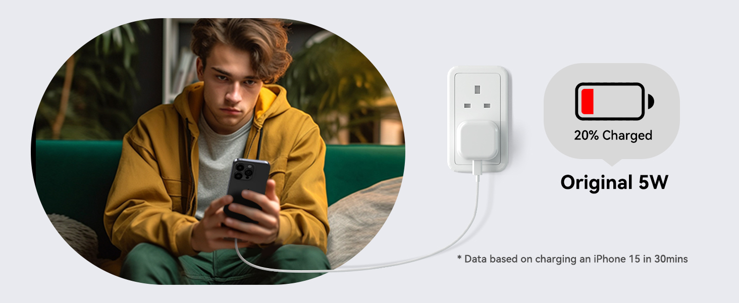 plug iphone charger fast adapter c charging type phone 15 pro pixel charge 20w google power 13 head