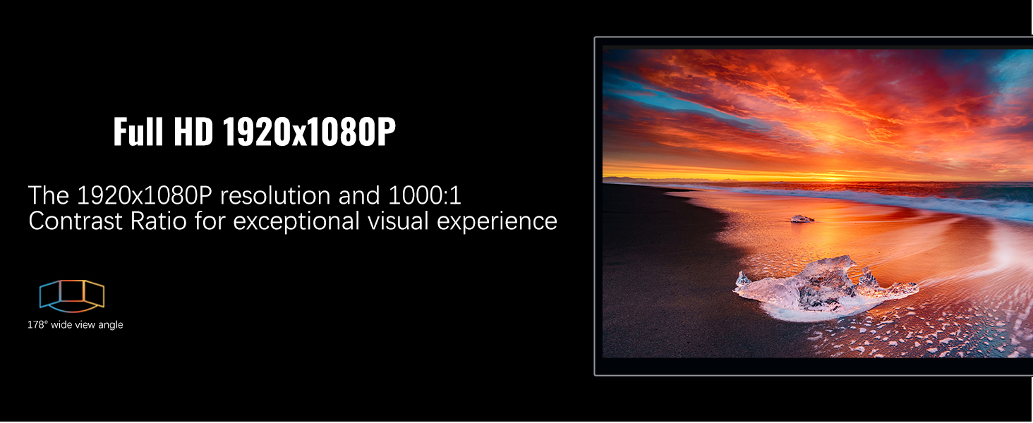 18.5 inch touchscreen monitor