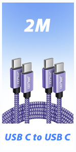 usb c to usb c cable 2m