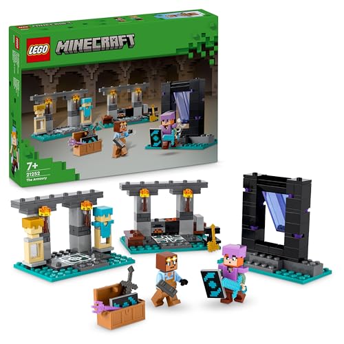 LEGO Minecraft The Armoury Building Toys for Kids