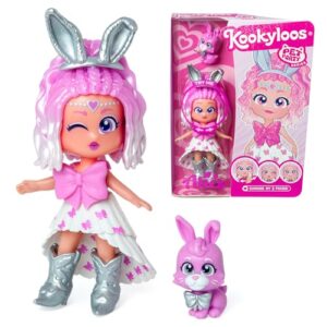 KOOKYLOOS Pet Party ALICE – Alice doll with rabbit pet. Includes Alice doll
