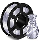 SUNLU Silk PLA Filament 1.75mm, 3D Printer Filament Silk, Silky Shiny Filament PLA for 3D Printer...