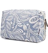 Large Makeup Bag Zipper Pouch Travel Cosmetic Organizer for Women and Girls (Leopard, Large)