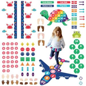 Sensory Path Decals for Floor & Wall | 173 Educational and Interactive Stickers for Kids | Sensory Walk Decals | Sensory Stimulation Decals | Floor Decals | Classroom Floor Stickers | Hallway Decals