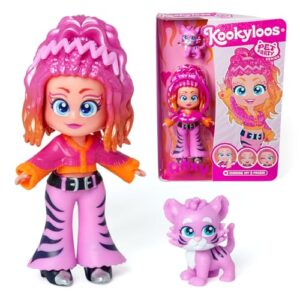 KOOKYLOOS Pet Party ROXY – Roxy doll with tiger pet. Includes Roxy doll