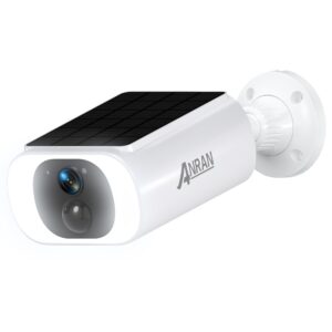 ANRAN 2K Solar Security Cameras Wireless Outdoor/Indoor