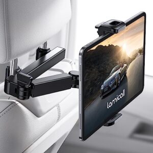 Lamicall Car Headrest Tablet Mount - [Stretchable Arm] 2023 Adjustable Holder