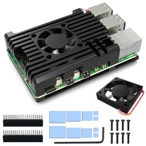 Miuzei Metal Case for Raspberry Pi 5