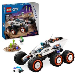 LEGO City Space Explorer Rover and Alien Life Building Toys Set for 6 Plus Year Old Boys