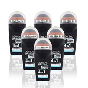 Men Expert Carbon Protect 48H Anti-Perspirant Deodorant for Men 50 ml Pack of 6