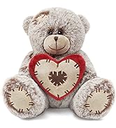 Nleio Teddy Bear Plush Stuffed Animal with Ribbon Bow, 47cm/18.5
