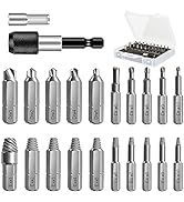Screw Extractor, [6 Pieces] Diyife Stripped Screw Remover, Damaged Screw Bolt Extractor Set, Spee...