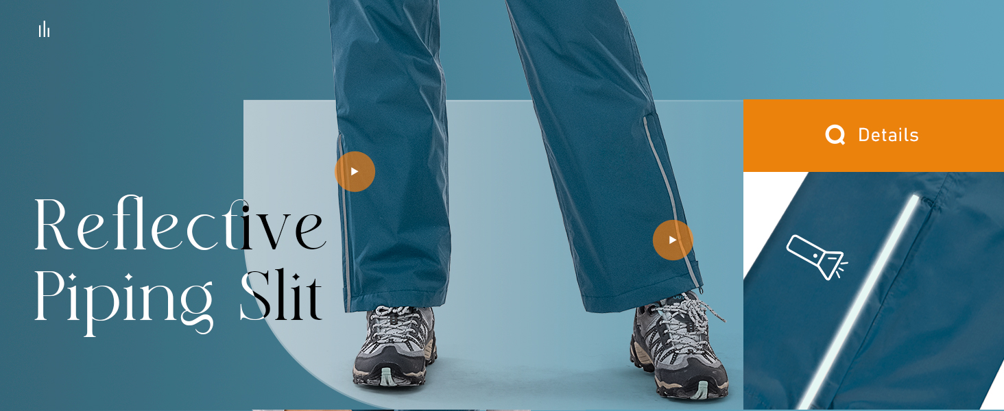 ladies waterproof trousers women windproof overtrousers walking trousers for women hiking pants