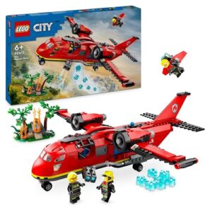 LEGO City Fire Rescue Plane Toy for 6 Plus Year Old Boys