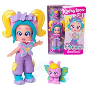 KOOKYLOOS Pet Party SOPHIE – Sophie doll with butterfly pet. Includes Sophie doll