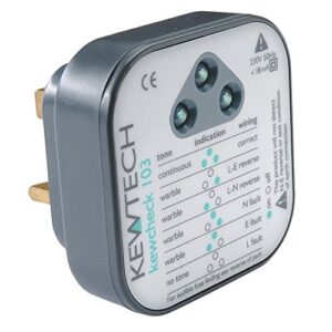 Kewtech KEWCHECK103 Mains Wiring Socket Teste