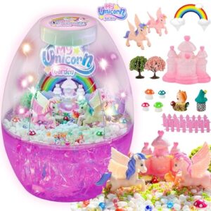 ZMLM Unicorn Craft Gift for Kids: Make Your Own Unicorn Night Light DIY Arts Crafts Kits Lamp Projector for Bedroom Decoration Unicorn Toy Christmas Birthday Gifts for Girls Age 4 to 11 Year Old