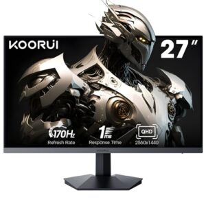 KOORUI 27 Inch Gaming Monitor QHD (2560 x 1440)