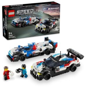 LEGO Speed Champions BMW M4 GT3 & BMW M Hybrid V8 Race Car Toys for 9 Plus Year Old Boys & Girls