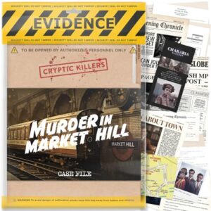 Cryptic Killers Unsolved murder mystery game - Cold Case Files Investigation Detective Evidence & Crime File - individuals