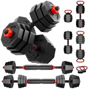 DICAO 20KG Adjustable Weight Dumbbell Set