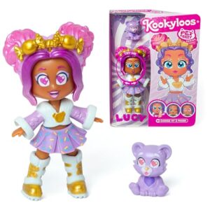 KOOKYLOOS Pet Party LUCY – Lucy doll with bear cub pet. Includes Lucy doll