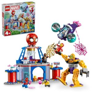 LEGO Marvel Spidey and his Amazing Friends Team Spidey Web Spinner Headquarters Super Hero Building Toy