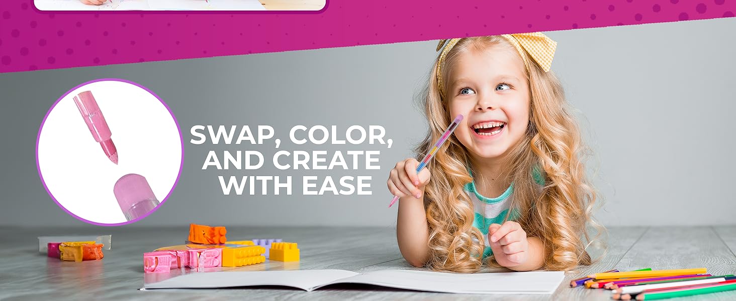 pencils crayons twistable twistables coloured childrens pens kids easter bendy year